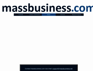 massbusiness.com screenshot