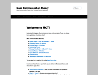 masscommtheory.com screenshot