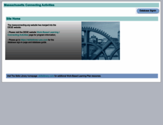 massconnecting.org screenshot