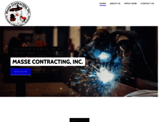 massecontracting.com screenshot