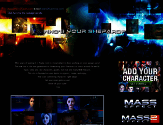 masseffect2faces.com screenshot