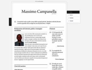 massimocampanella.it screenshot