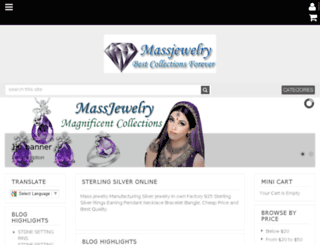 massjewelry.com screenshot