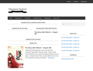 masskarafestivals.com screenshot