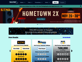 masslottery.com screenshot