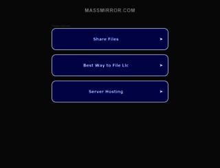 massmirror.com screenshot