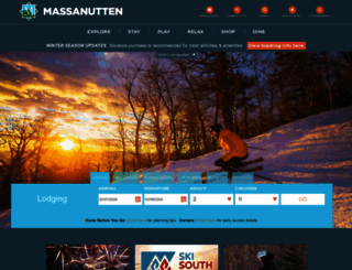 massnutten.com screenshot
