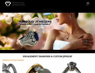 massoudjewelers.com screenshot