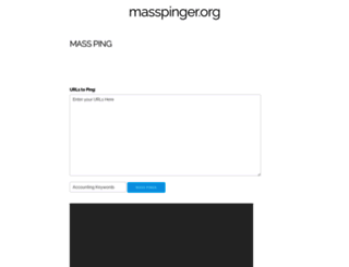 masspinger.org screenshot