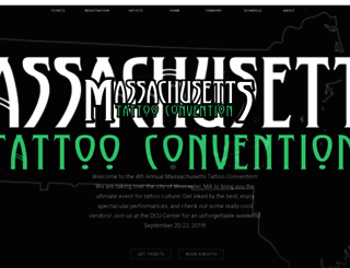 masstattooconvention.com screenshot