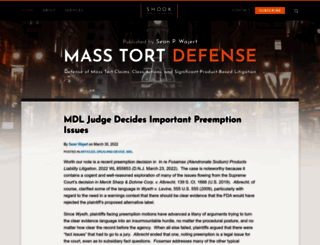 masstortdefense.com screenshot