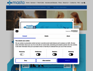 masta-travel-health.com screenshot