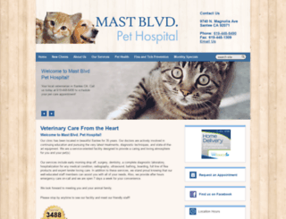 mastblvdpethospital.com screenshot