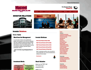 masteel.investor.net.my screenshot