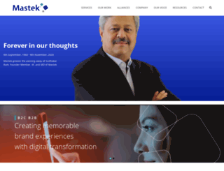 mastek.co.uk screenshot