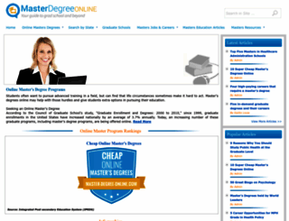 master-degree-online.com screenshot
