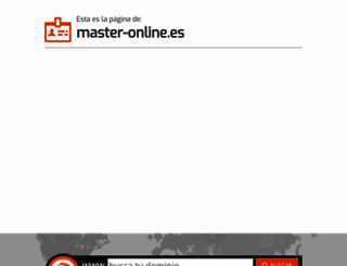 master-online.es screenshot