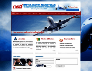 masteraviationacademy.com screenshot