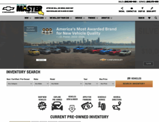 mastercadillac.com screenshot