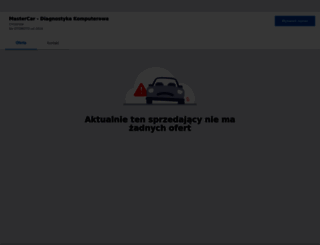 mastercar.otomoto.pl screenshot