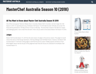 masterchef-australia.com screenshot
