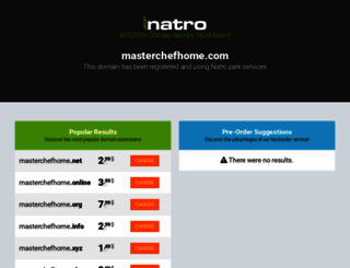 masterchefhome.com screenshot