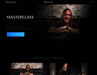 masterclass.guitarzoom.com screenshot