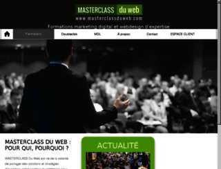 masterclassduweb.com screenshot