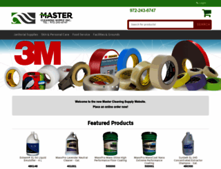 mastercleaningsupply.com screenshot