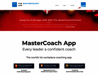 mastercoachapp.com screenshot