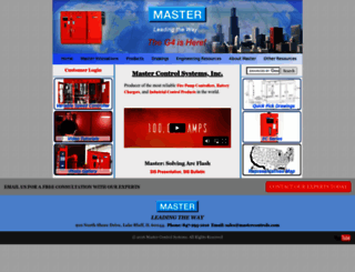 mastercontrols.com screenshot
