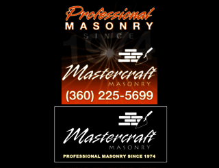 mastercraftmasonry.net screenshot
