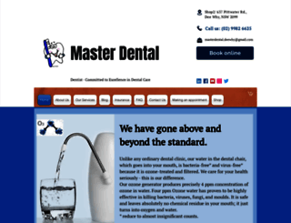 masterdental.org screenshot