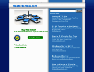masterdomain.com screenshot