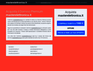 masterelettronica.it screenshot