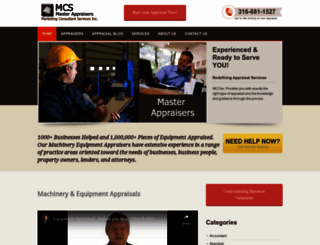 masterequipmentappraisers.com screenshot