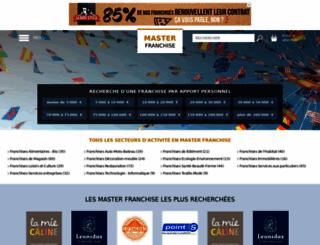 masterfranchise.fr screenshot