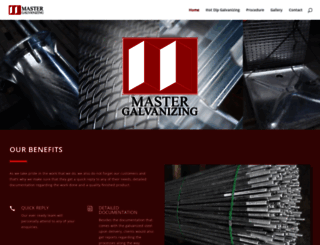 mastergalvanizing.com screenshot