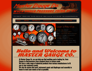 mastergaugeco.com screenshot