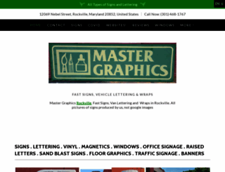 mastergraphicsmaryland.com screenshot