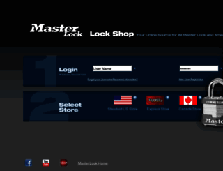 masterlockshop.com screenshot