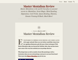 mastermentalismreviewblog.wordpress.com screenshot