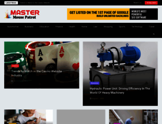 mastermousepatrol.com screenshot