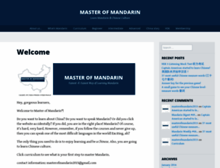 masterofmandarin.wordpress.com screenshot