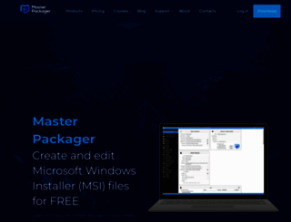 masterpackager.com screenshot