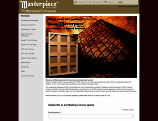 masterpiecearts.shptron.com screenshot