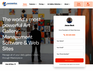 masterpiecemanager.com screenshot