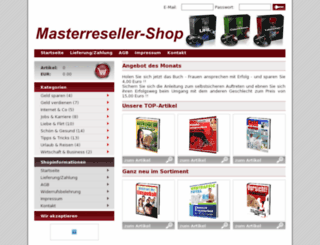 masterreseller-shop.de screenshot