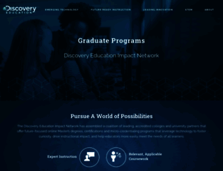 masters.discoveryeducation.com screenshot