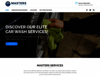 masterscarwash.com screenshot